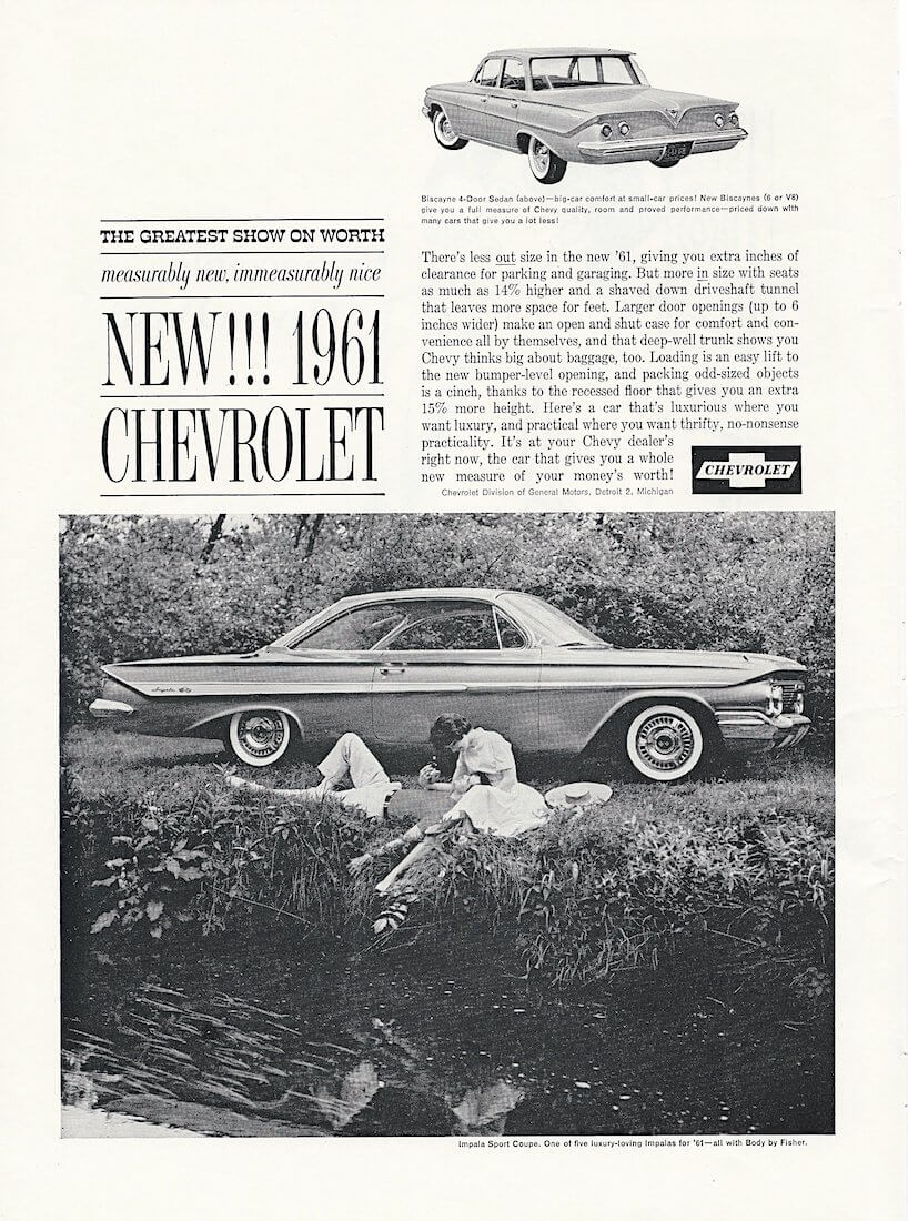 1961 Chevrolet Impala Sport Coupe Bubble top mainos. Kuva: Joe Haupt, lisenssi: CCBY20.